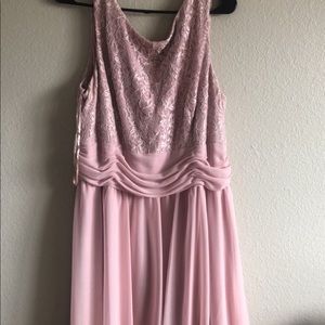 Pale Pink Womens Semi-Formal Dress